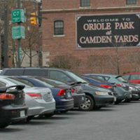 map of parking lots at camden yards